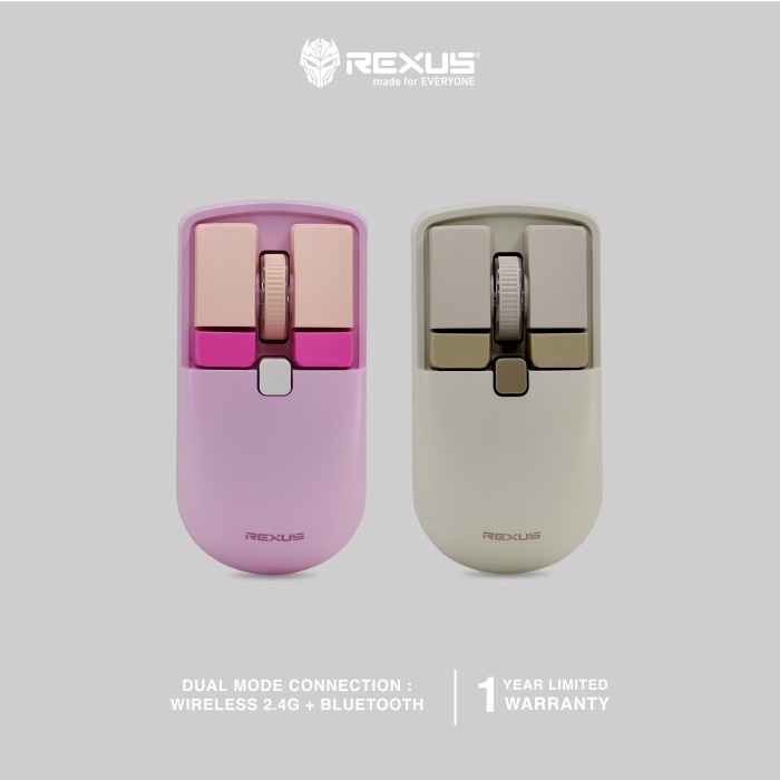 Mouse Office Rexus QB400 / Rexus QB-400 Mouse Wireless Bluetooth Recharge