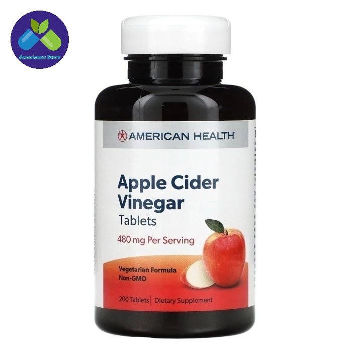 

American Health Apple Cider Vinegar Tablets 200 Tablets