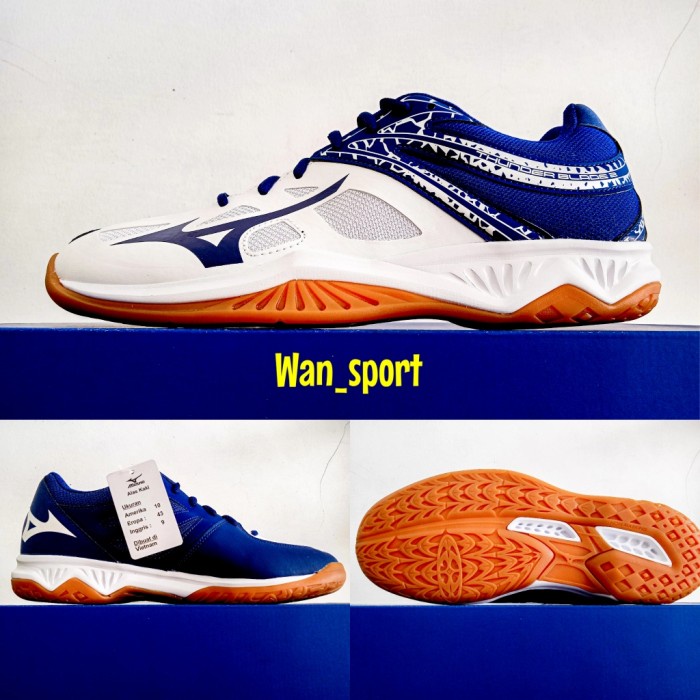 Sepatu Mizuno Thunder Blade 2 Low Original Sepatu Volly Mizuno - Putih