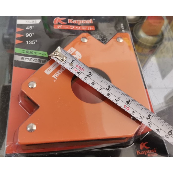 SIKU LAS MAGNET 5 INCH 75 LBS KAPUSI WELDING MAGNET 5 IN - Bev