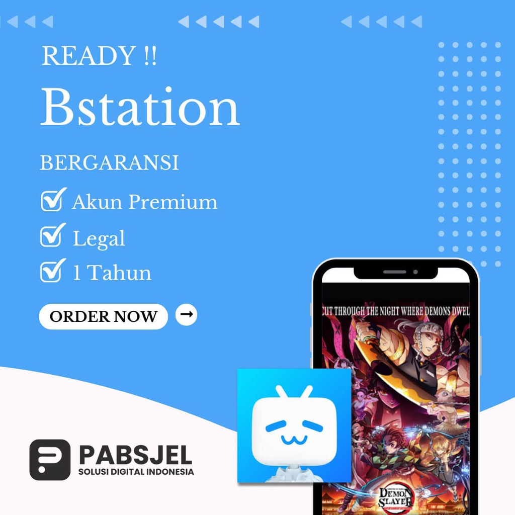 Bilibili Bstation Premium 1 Tahun Murah Langsung Kirim