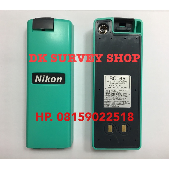 BATTERY TS TOTAL STATION NIKON DTM NPL BATERAI TS TOTAL STATION NIKON KODE 89