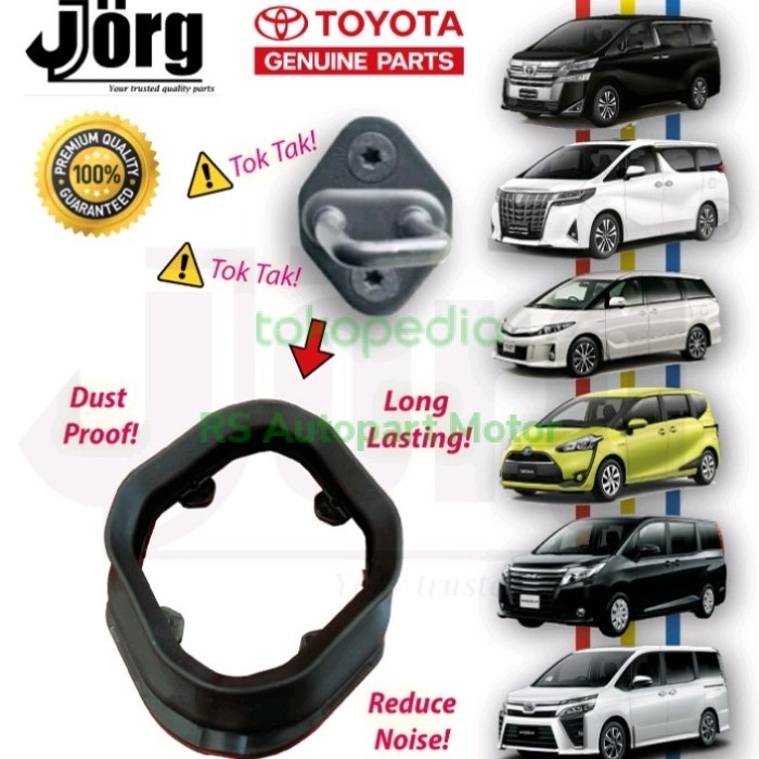 Cover Karet Sticker Pintu Sliding Door Toyota Alphard Voxy Sienta