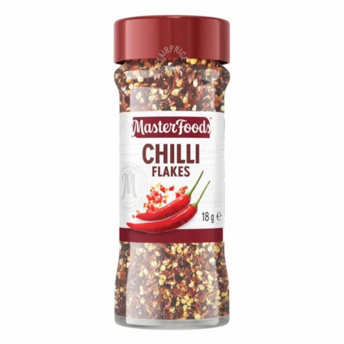 

Masterfoods Crushed Red Chilli Pepper Flakes Bubuk Cabe Kasar Import