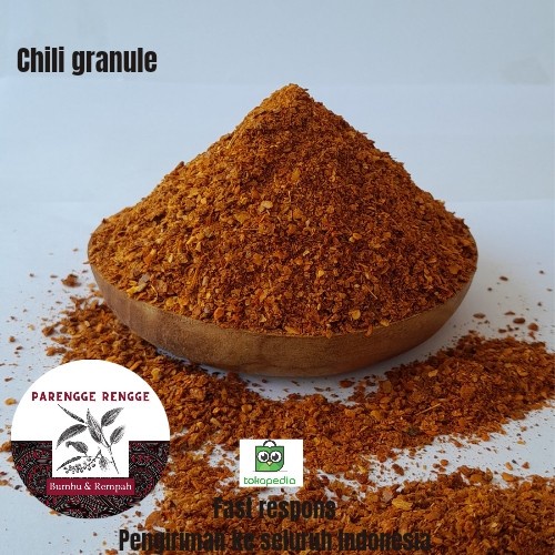 

Chili granule 1kg / cabe bubuk kasar import & halal
