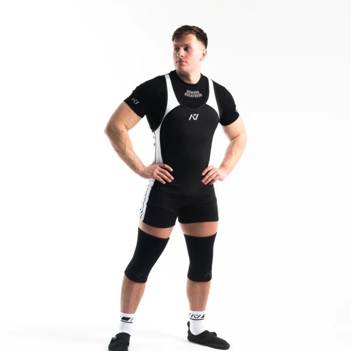 A7 Luno Men's Singlet Domino IPF Approved Powerlifting Raw Suit Mens