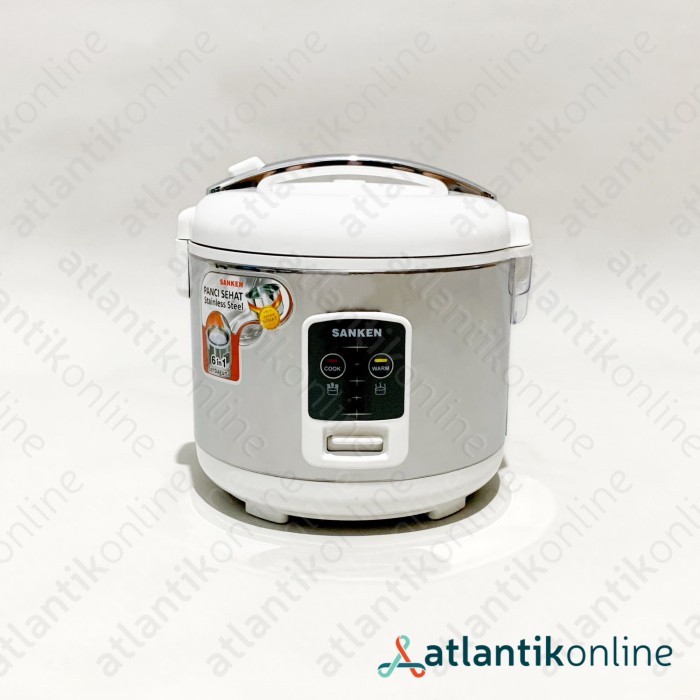 RICE COOKER COM PENANAK PANCI STAINLESS SANKEN SJ-2200 SJ2200