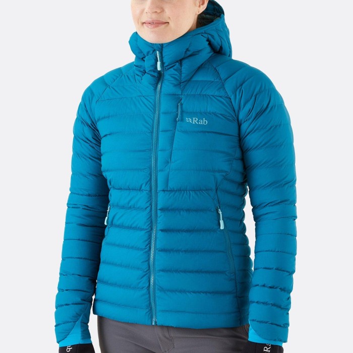 RAB INFINITY MICROLIGHT GORE-TEX ULTRAMARINE WMS JAKET HIKING TREKKING