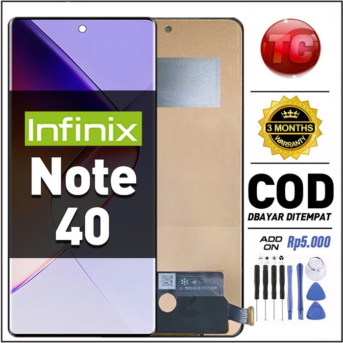 Original LCD INFINIX NOTE 40 asli Layar hp touchscreen Sentuh Versi Tinggi COD