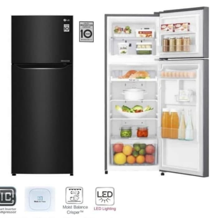 Bisa Gosend Kulkas Lg Gn-B200Sqbk Inverter 2 Pintu Gnb200Sqbk