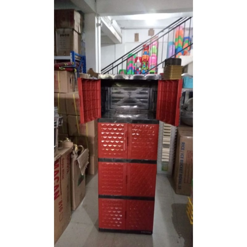 Cuci Gudang Lemari 4 Susun/Lemari Plastik/Lemari Tabitha Diamond/Lemari 4 Susun Tabitha