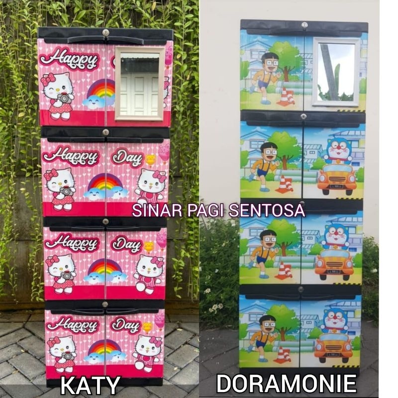 Discount Terbatas Promo Lemari Plastik Aquose ,Queen ,Diva ,New Aquose,Brio Susun 4 Ukuran