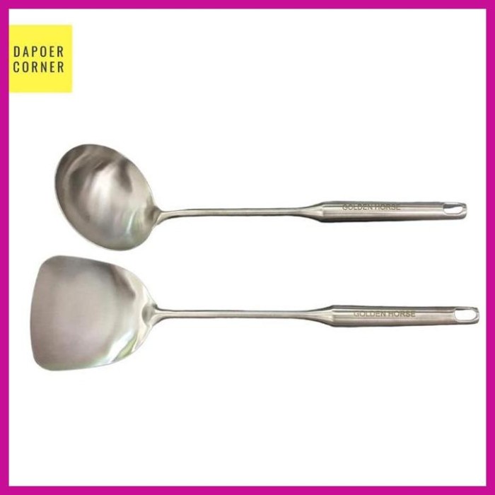 TERBARU ''Terlaris" Sodet Sutil Centong Stainless Stainless Tebal Premium / Spatula Stainless Steel