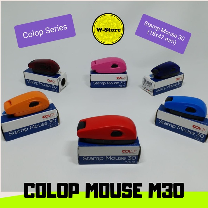 

Gagang Stempel COLOP Stamp Mouse 30 Uk. 18x47