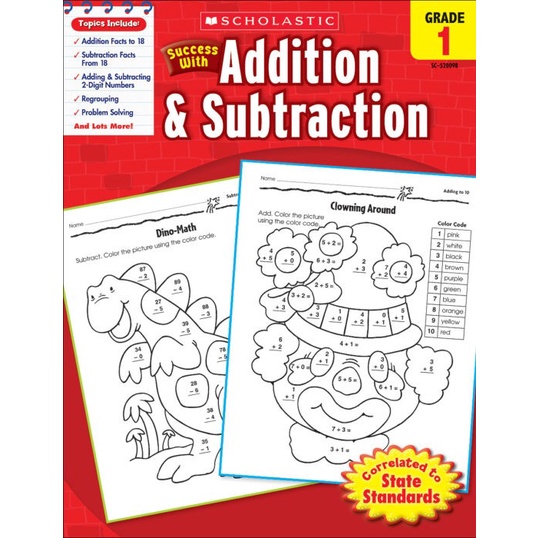 

TERBARU! Succes with.Addtion & subtraction Garde 1 by Scholastic