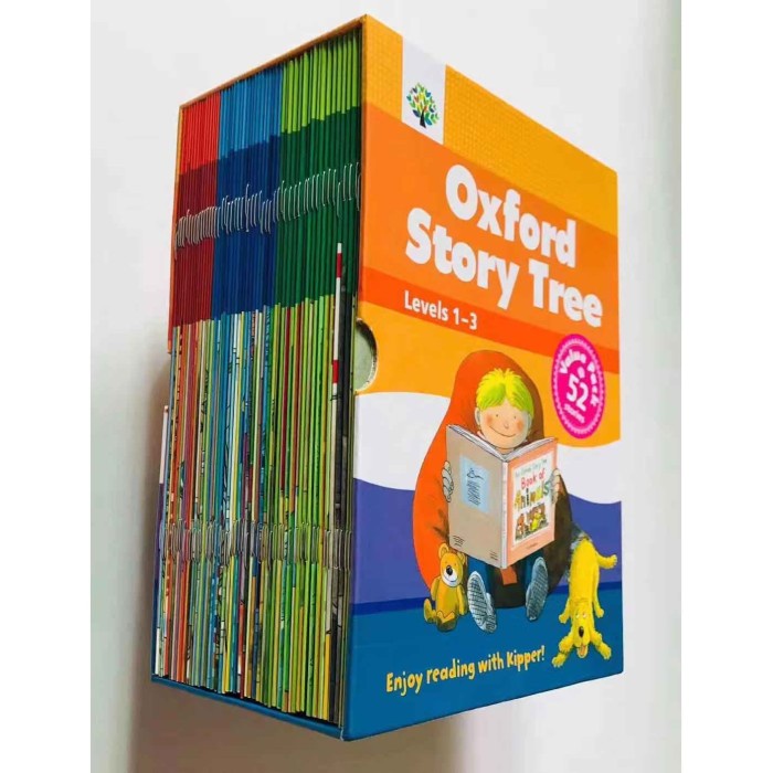

TERLARIS! 1-3 grade English original Oxford Reading Story Tree 52 VOLUMES
