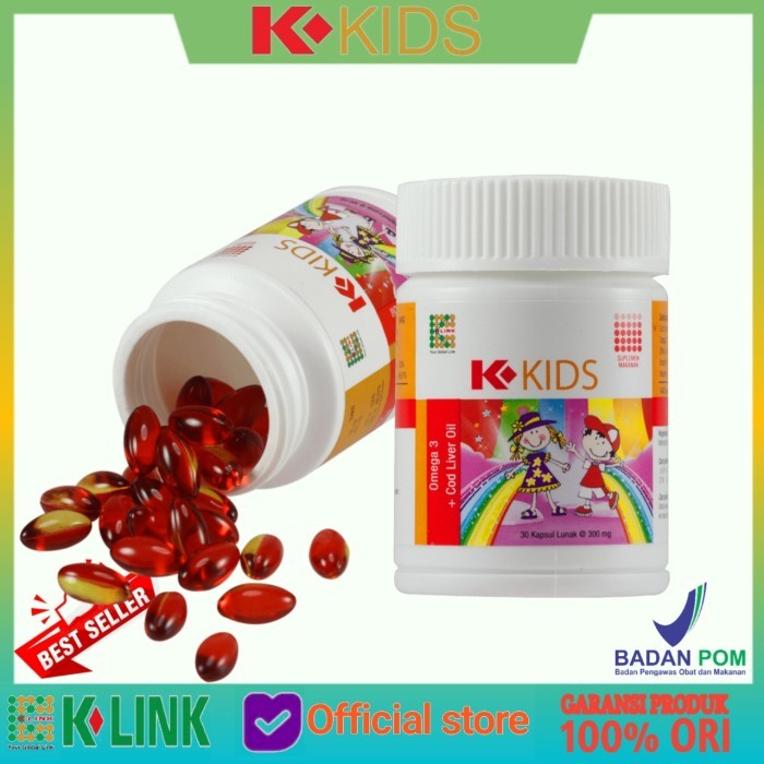 

HOT SALE! KKIDS OMEGA 3 MINYAK IKAN ORIGINAL K LINK