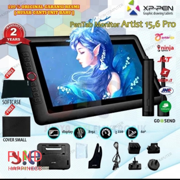 XP PEN Artist 15.6 PRO Drawing Monitor Pen Alternatif Cintiq Resmi