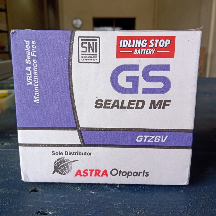 Aki Motor / GS MF GTZ6V / Astra Otoparts/ GS MF GTZ- 6V/ GTZ 6V