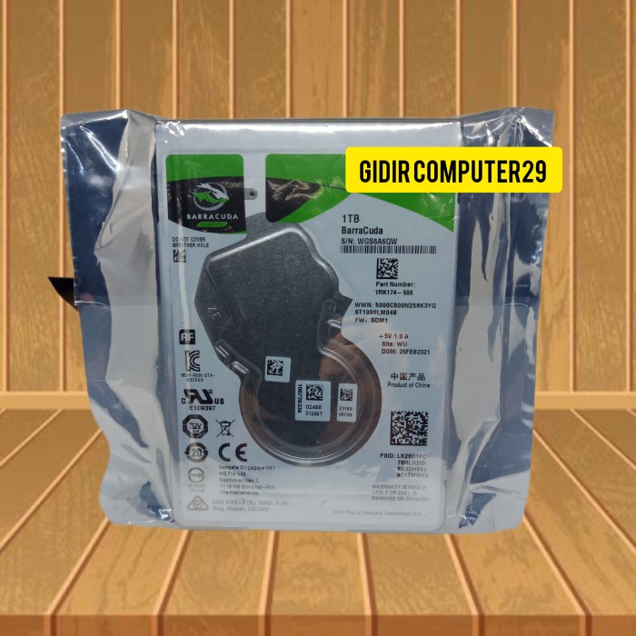Hardisk Laptop 1TB-2TB 2.0 HDD internal Bergatansi