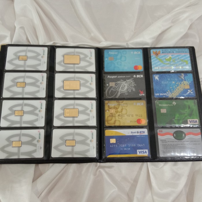 

Book card holder 288/business card holder/map kartu/album logam mulia Kode 1078