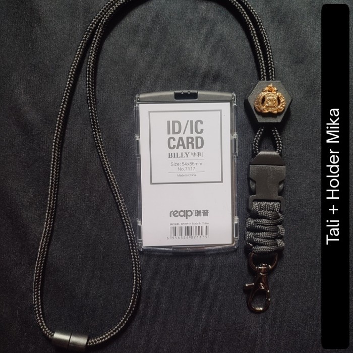 

Lanyard ID Card Holder Logo TRIBRATA / POLRI Kode 919