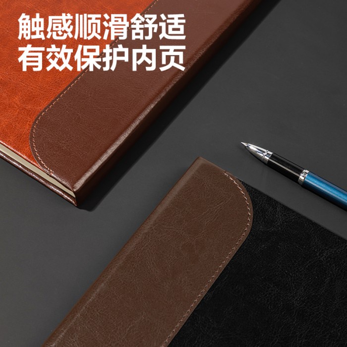 

Deli Buku Catatan Kulit Hard Cover / Leather Cover Notebook A5 Bp134