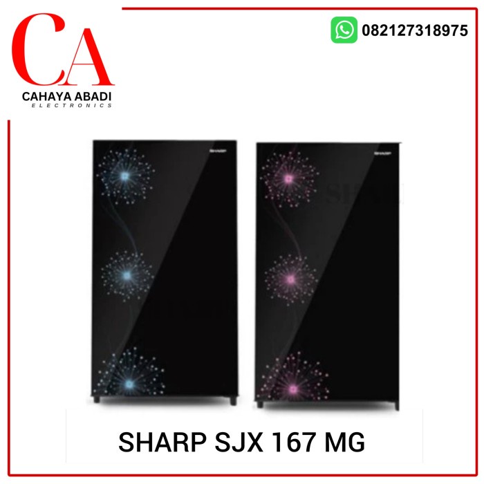KULKAS SJX 167MG SJ-X167MG SJX 167 MG