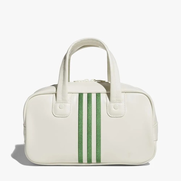 BISA GRAB Adidas Golf 3 Stripes Round Bag Women's Bag - Off White Preloved Green