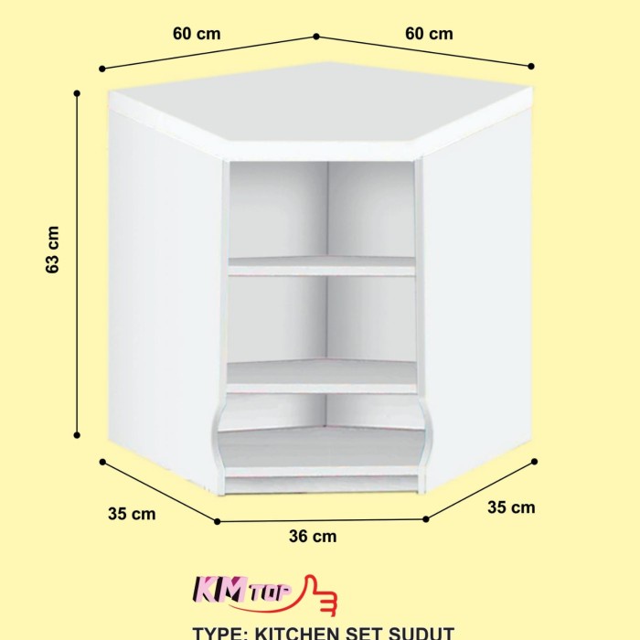 terbaru  kitchen set sudut atas minimalis (promo harga) ready