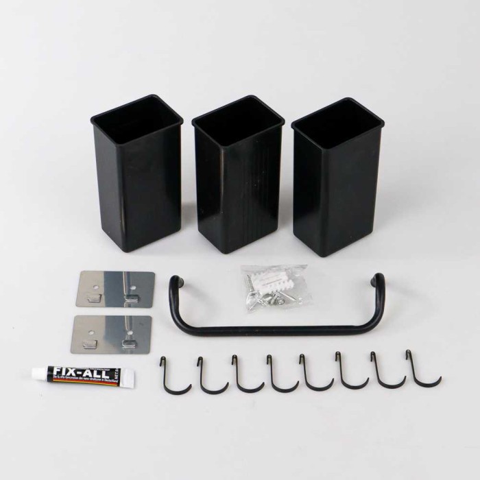 terbaru  rak pisau gantungan spatula sutil peralatan masak tempel dapur 59.5cm ready