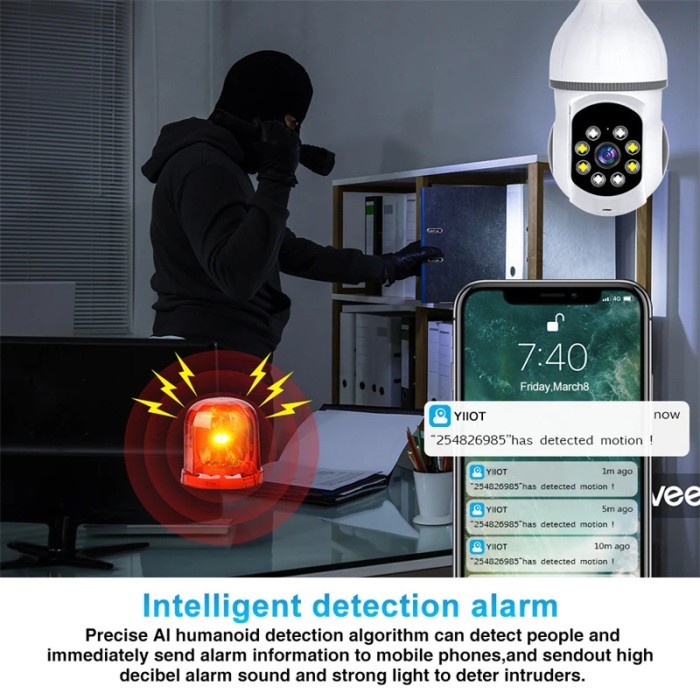 Cctv Bohlam Cctv Wifi Cctv Praktis Cctv Murah Cctv Jarak Jauh Elektro Pintar