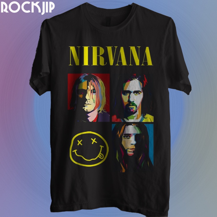 Jual Kaos Baju Distro Musik Band Rock Punk Indie Metal Pria Wanita Original Second Nirvana Terdekat 