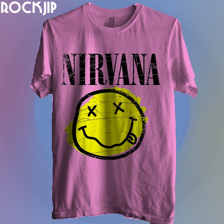 Pabrik Kaos Baju Distro Musik Band Rock Punk Indie Metal Pria Wanita Original Second Nirvana Terdeka
