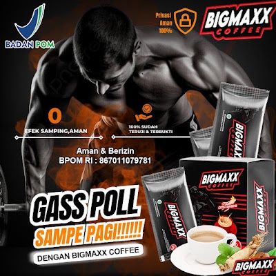 

[Sudah BPOM] BIGMAXX Coffee Kopi Stamina Pria Kuat Tahan Lama Extra Gingseng Tanpa Efek Samping