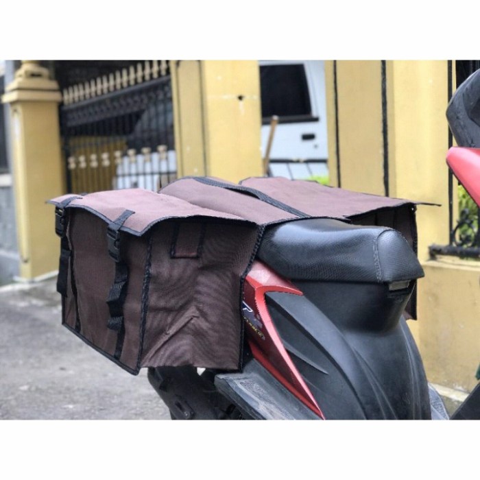 Tas Obrok Tas Kurir Tas Paket Keranjang Motor Tas Motor Bahan Kanvas