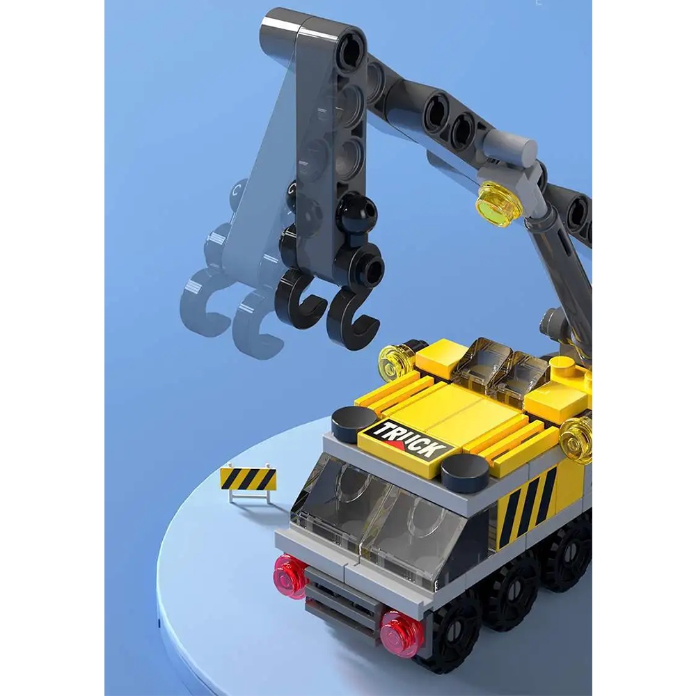 LELE BROTHER Mainan Balok Susun Alat Konstruksi 6 in 1 LEGO 142 Brick