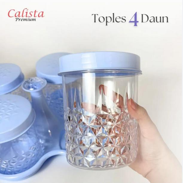Rmc - Toples Terbaru Calista 4 Daun / Toples Lebaran Set Terbaru Calista / 4 Daun Calista