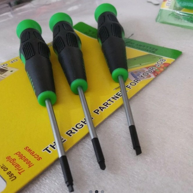 Terlaris obeng segitiga set screwdriver SALE
