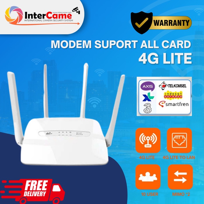 HARGA DISC - LX600 Modem Wifi Wireless Router Sim Card 4G LTE 300Mbps