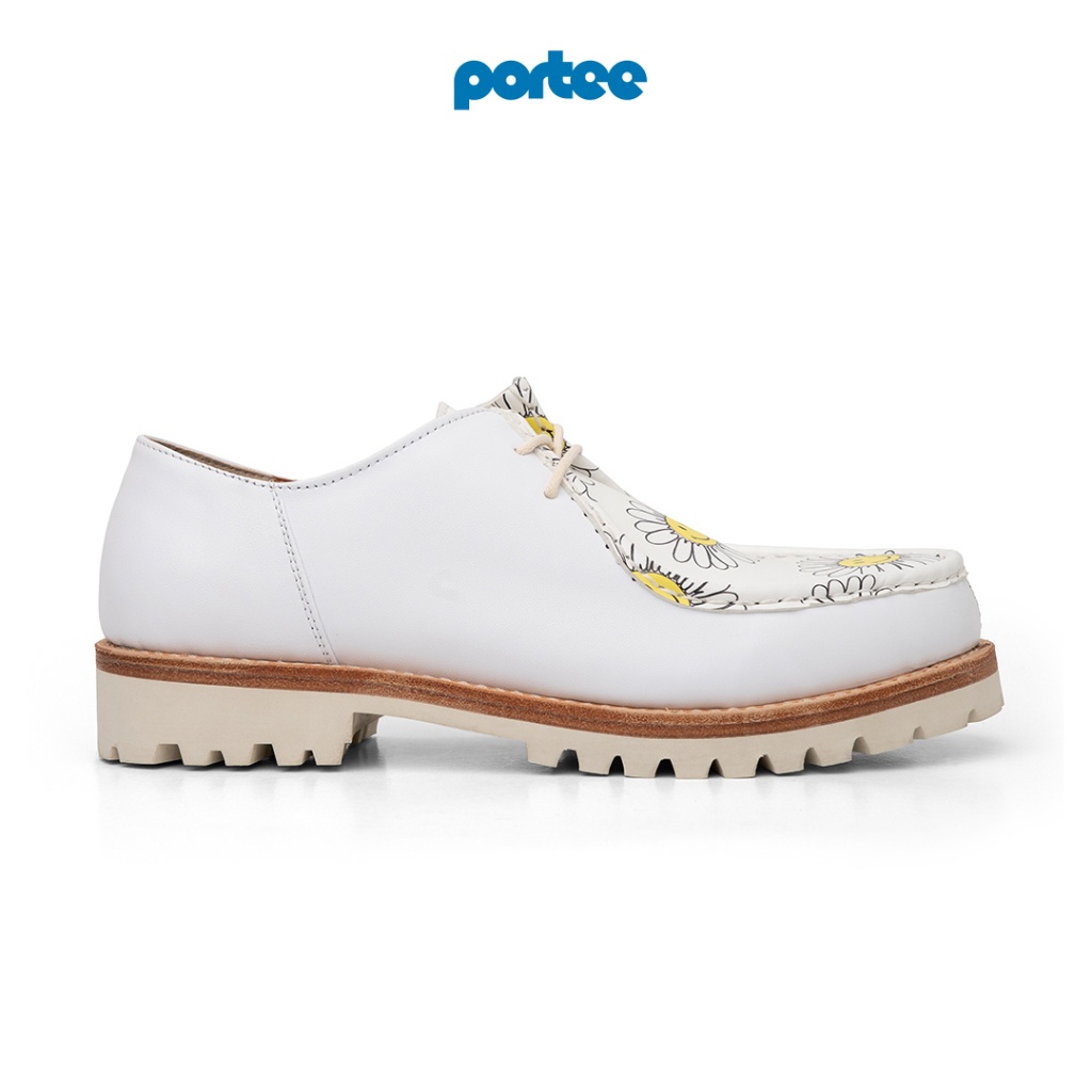 Portee Goods Sepatu Kulit Pria Chunky Daisy Flower