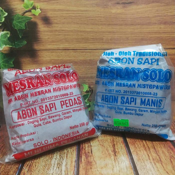Wdo - Abon Sapi Mesran Solo Mistopawiro 250 Gram