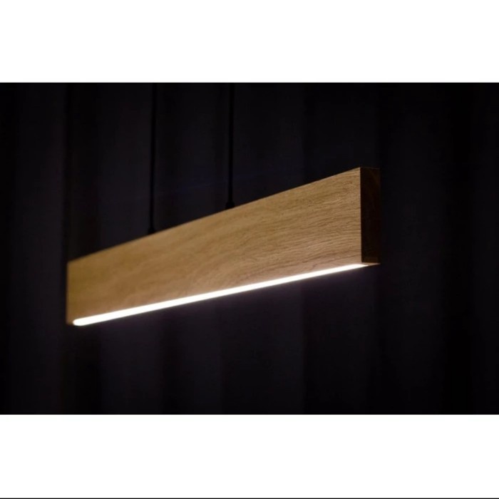 Lampu Gantung kayu Minimalis lampu meja makan