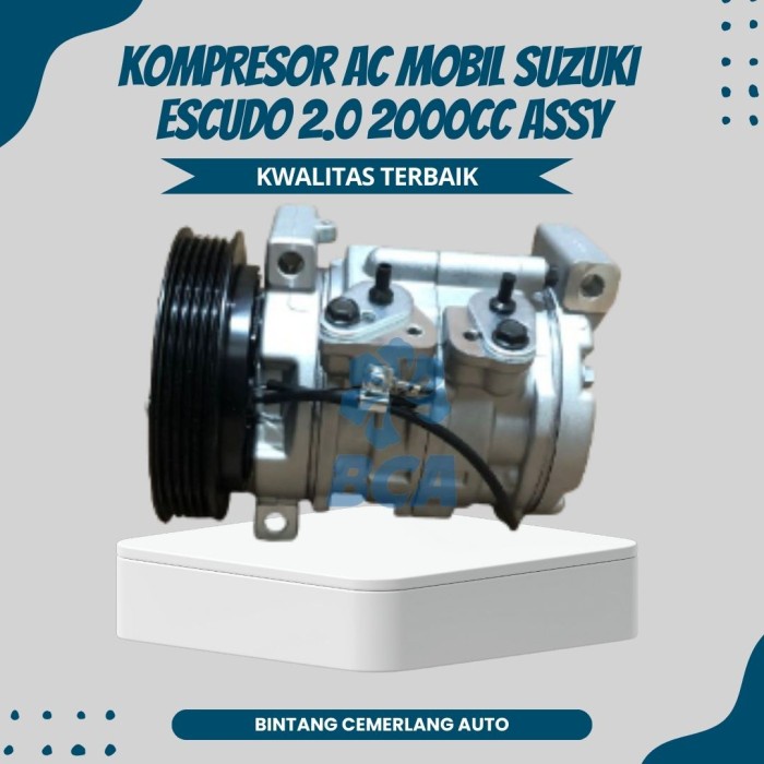 Kompresor Ac Mobil Suzuki Escudo 2.0 2000Cc Assy