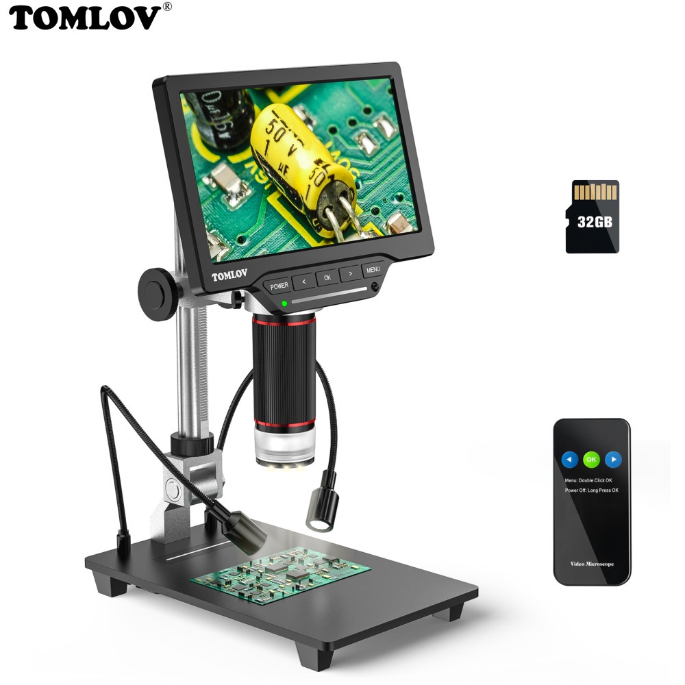 ELTRA TOMLOV DM201 Pro Digital HDMI Microscope High Definition Industrial Inspection Mobile Phone