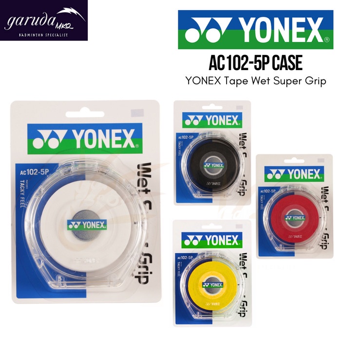 TERBARU Grip Raket Yonex AC 102-5P / Grip Yonex AC 102 - 5P Case JP CODE
