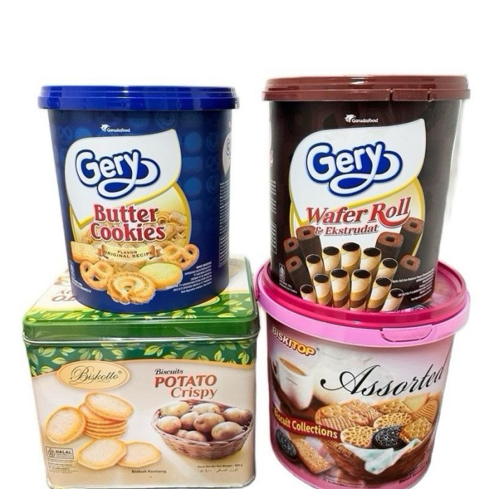 

PAKET LEBARAN FESTIVE (4 BISKUIT) Wafer Biskuit Cemilan Kering