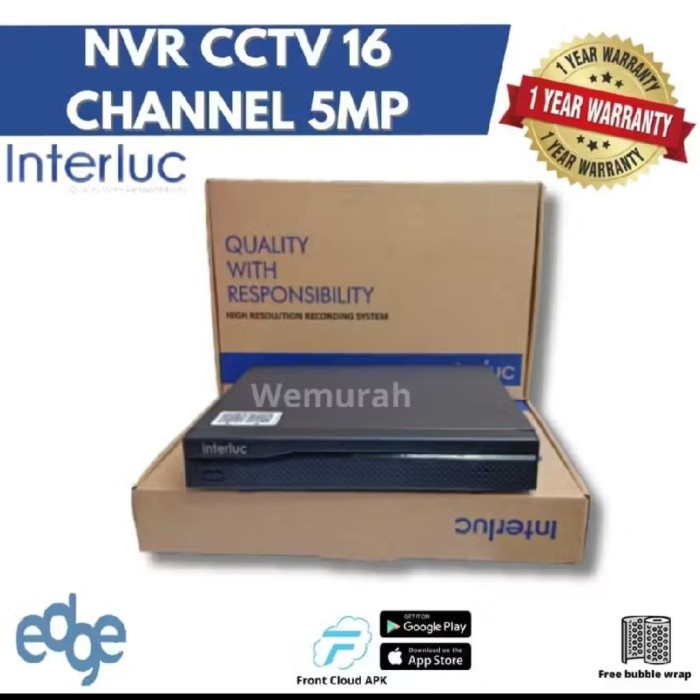 NVR cctv 8 anel dan nvr 16 anel supot 5mp