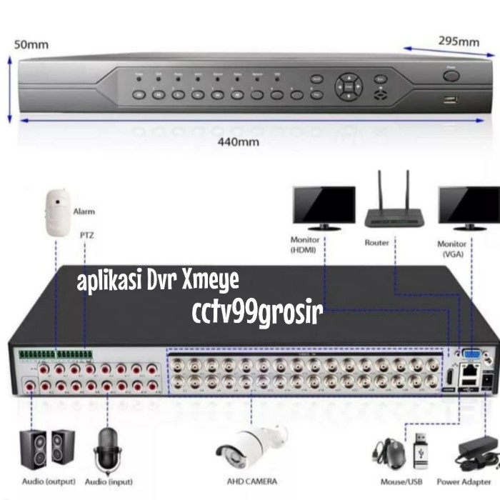Dvr 32 5mp, dvr 32 xmeye 5mp