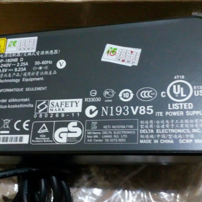 NEW adapter adaptor charger gigabyte aero 15